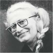 Portrait-Bild Bildhauer Bettina Scholl-Sabbatini