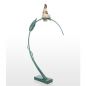 Preview: Skulptur »Tara auf Zweig«, Bronze, Edition Strassacker, 75 x 50 x 8 cm