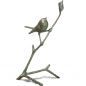 Preview: Skulptur »Zaunkönig auf Ast« vom Atelier Strassacker, Bronze Preview: Skulptur »Zaunkönig auf Ast« vom Atelier Strassacker, Bronze