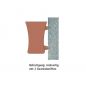 Preview: Breite Wandvase »Lia« Bronze Preview: Breite Wandvase »Lia« Bronze