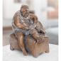 Mobile Preview: Bronzskulptur »Die Lektüre« Friedhelm Zilly