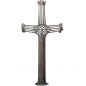 Preview: Bronzeskulptur »Freistehendes Kreuz mit Blätter«, Atelier Binder, 104 x 61 x 13 cm Preview: Bronzeskulptur »Freistehendes Kreuz mit Blätter«, Atelier Binder, 104 x 61 x 13 cm