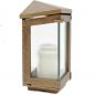 Preview: Eckige Grablaterne »Tetra«, Bronze, 22 cm hoch Preview: Eckige Grablaterne »Tetra«, Bronze, 22 cm hoch