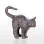 Mobile Preview: Gartenfigur »Stehende junge Katze« Bronze