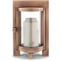 Preview: Moderne Grableuchte »Atlanta«, Bronze braun, 25 x 16 x 11 cm Preview: Moderne Grableuchte »Atlanta«, Bronze braun, 25 x 16 x 11 cm