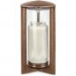 Preview: Moderne Grableuchte »Triso«, Bronze, 25 cm hoch Preview: Moderne Grableuchte »Triso«, Bronze, 25 cm hoch