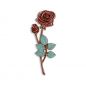 Preview: Grabsymbol »Kleine Rose« Bronze