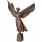 Preview: Außergewöhnliche Engelfigur »Engel« von Melanie Geiger, Bronze, 66 cm hoch