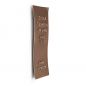 Preview: Schrifttafel »Schriftblatt, hoch« Bronze Preview: Schrifttafel »Schriftblatt, hoch« Bronze