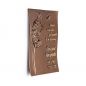 Preview: Schrifttafel »Pusteblume« Bronze Preview: Schrifttafel »Pusteblume« Bronze