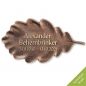 Preview: Schriftträger »Eichenblatt« Bronze Preview: Schriftträger »Eichenblatt« Bronze