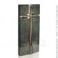 Preview: Skulptur »Freistehendes Kreuz aus Bronze und Aluminium«