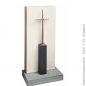 Mobile Preview: Skulptur »Freistehendes Kreuz mit Messingkugel«