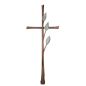 Preview: Grabkreuz »Freistehendes Kreuz mit Zweig« Bronze, Kunstgiesserei Strassacker, 94 x 34 x 7 cm Preview: Grabkreuz »Freistehendes Kreuz mit Zweig« Bronze, Kunstgiesserei Strassacker, 94 x 34 x 7 cm