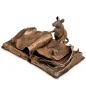 Mobile Preview: Skulptur »Le Rat de Bibliothèque« Agnes Boulloche, Edition Strassacker, 8 x 14 x 9 cm