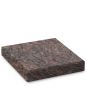 Mobile Preview: Steinsockel aus Himalaya-Granit, poliert, 35 x 35 x 6 cm