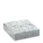 Preview: Steinsockel aus MP White-Granit, poliert, 25 x 25 cm