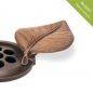 Preview: Weihwasserkessel mit Blatt »Folio« Bronze Preview: Weihwasserkessel mit Blatt »Folio« Bronze