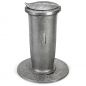 Preview: Versenkvase mit Deckel »Toflor«, Aluguß, grau getönt, 27 cm hoch Preview: Versenkvase mit Deckel »Toflor«, Aluguß, grau getönt, 27 cm hoch