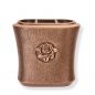 Preview: Breite Wandvase »Rose« Bronze Preview: Breite Wandvase »Rose« Bronze