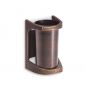 Preview: Kleine Wandvase »Rose«, Bronze, farbige Patinierung, 13 x ø 3 cm Preview: Kleine Wandvase »Rose«, Bronze, farbige Patinierung, 13 x ø 3 cm