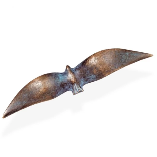 Verzierung »Vogel im Flug«, Bronze