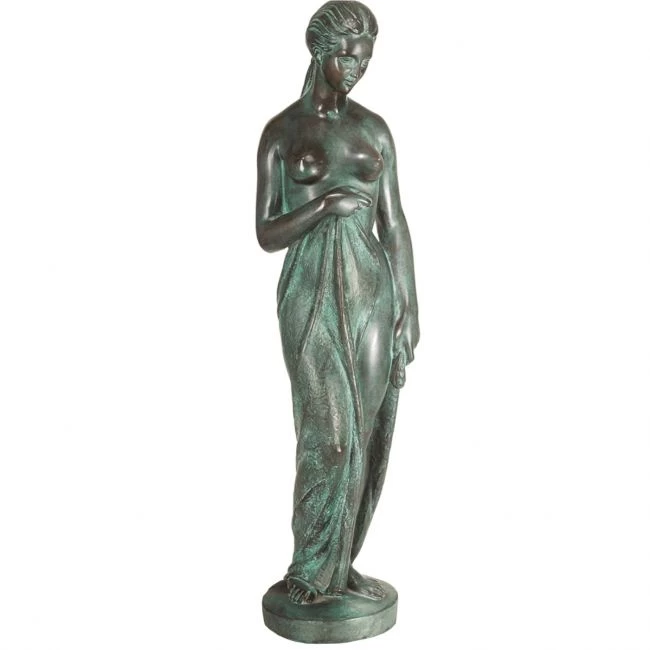 Bronzefigur »Frau, nach dem Bade« Atelier Strassacker, Bronze, 70 cm hoch