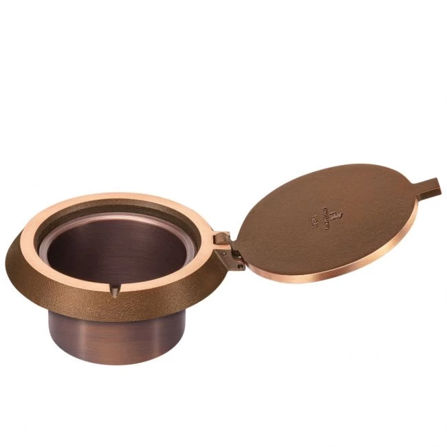 Einbau-Weihwasserschale »Rund« Bronze