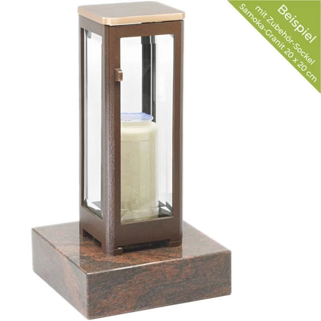 Grablaterne »Varia, hoch« Bronze