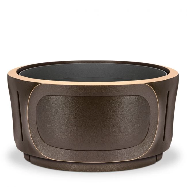 Grabschale »Colin« Bronze, Patina »dunkelbraun«, 11,5 x ø 22 cm