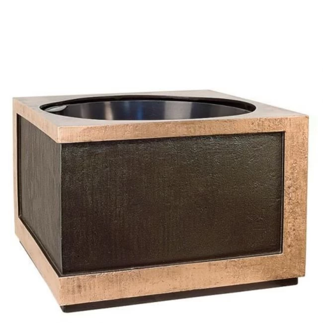 Grabschale »E2« aus Bronze, 31 cm Kantenlänge