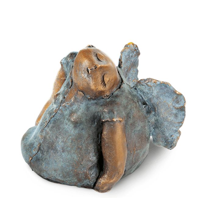Skulptur »Kleiner Engel« von Anne-Sophie Gilloen, Bronze