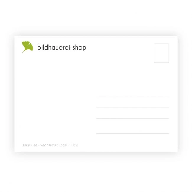 Postkarte »Wachsamer Engel« Paul Klee