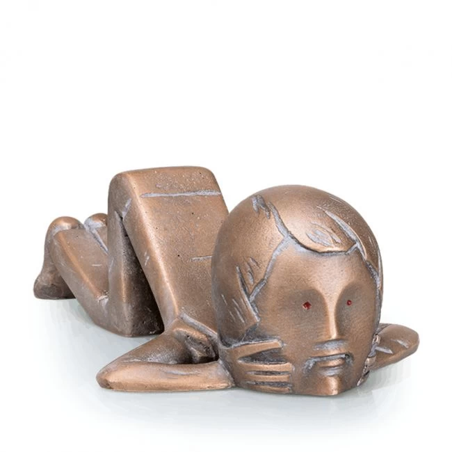 Skulptur »Ho perso la testa« Ivan Lardschneider, Edition Strassacker, 9 x 18 x 30 cm