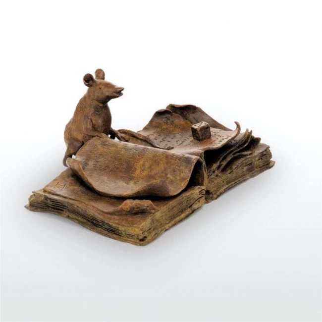 Skulptur »Le Rat de Bibliothèque« Agnes Boulloche