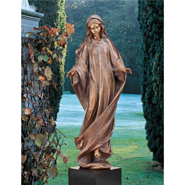 Skulptur »Madonna, schwebend«, Atelier Binder, Bronze, 62 cm hoch