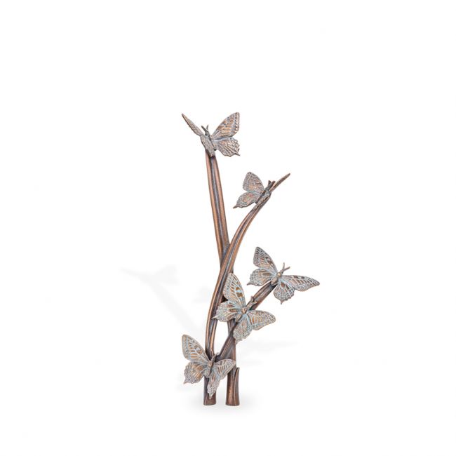 Skulptur »Schmetterlingsflug« Bronze