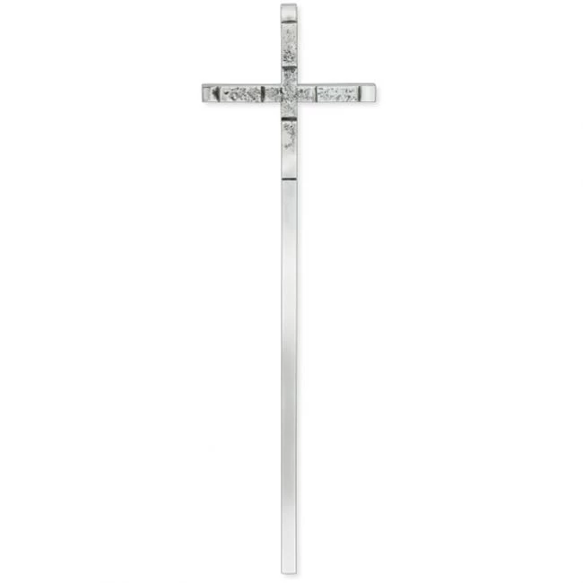 Symbol »Kreuz, No.1«, Edelstahl, 78 x 22 x 2 cm