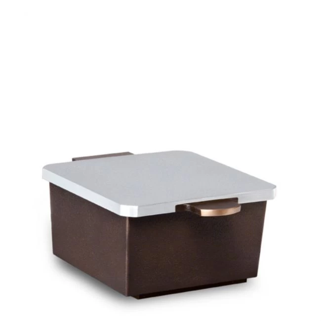 Weihwasserkessel »Fino«, Bronze und Edelstahl