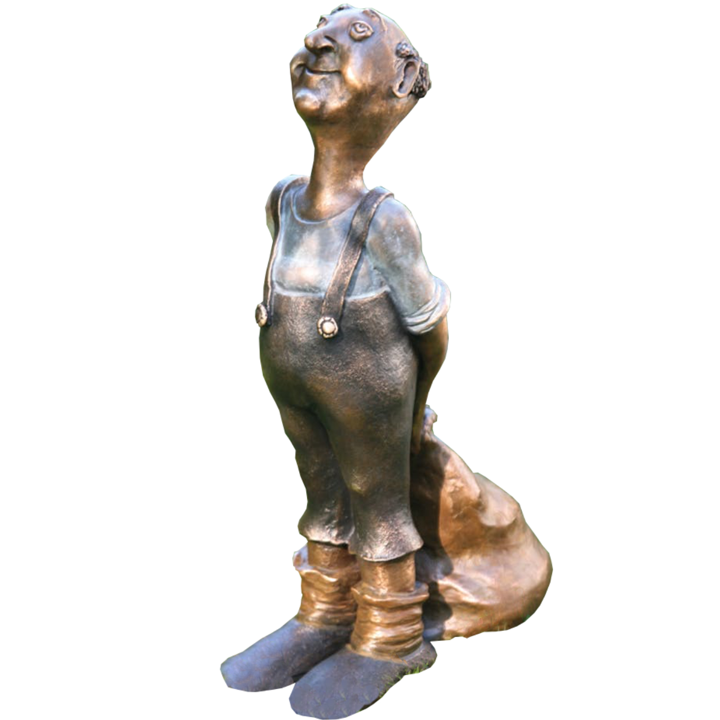 Bronzeskulptur Eduard Der Uberlegene Garten Bildhauerei Shop
