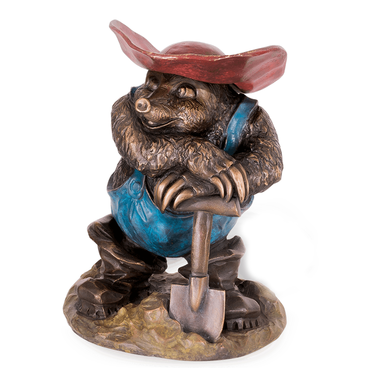 Gartenskulptur Maulwurf Es Ist Vollbracht Bronze Bildhauerei Shop