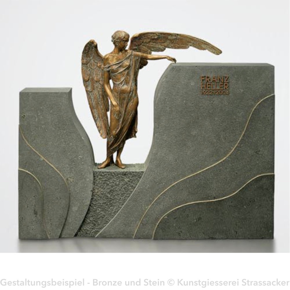 Engel-Skulptur Wandengel Eisen Skulptur Grabengel Gründerzeitliche Wandfigur 