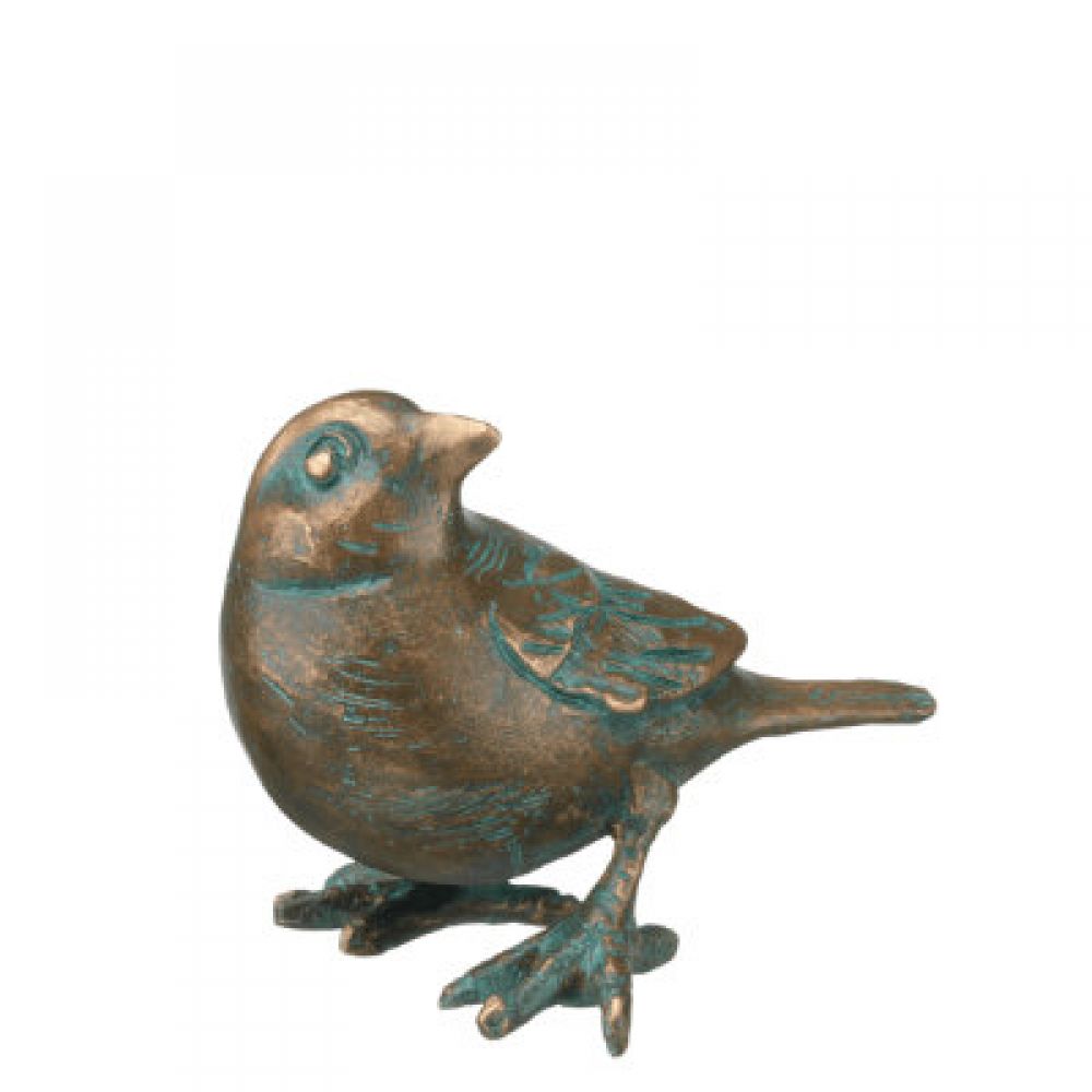 8 x 7 x 10 cm, Spatz, drehend, Gartenskulptur 8 x 7 x 10 cm, Spatz, drehend, Gartenskulptur