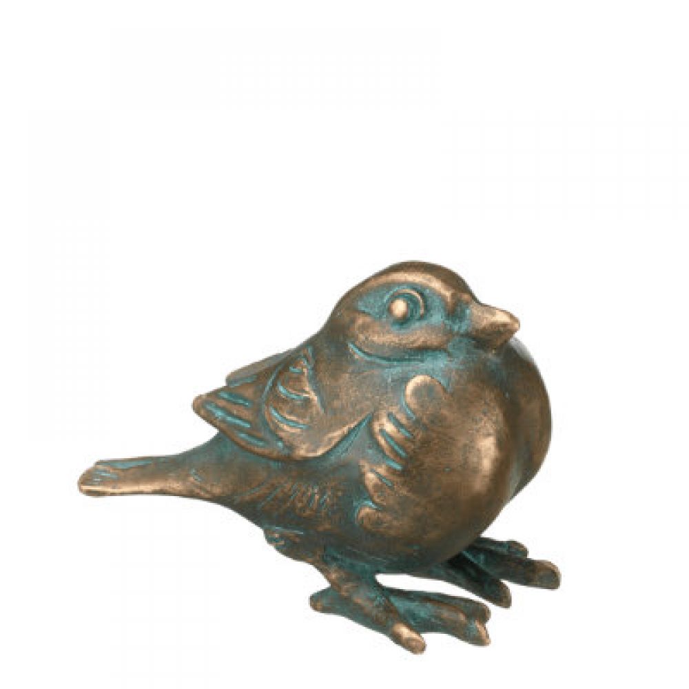 7 x 5 x 8 cm, Spatz ruhend, Gartenskulptur 7 x 5 x 8 cm, Spatz ruhend, Gartenskulptur