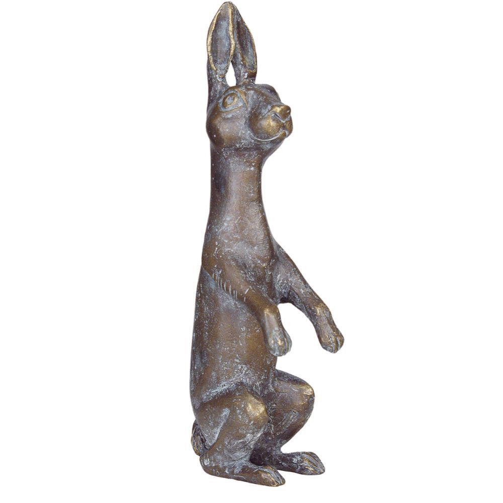 Skulptur »Hase« von Kurt Grabert, Bronze Skulptur »Hase« von Kurt Grabert, Bronze