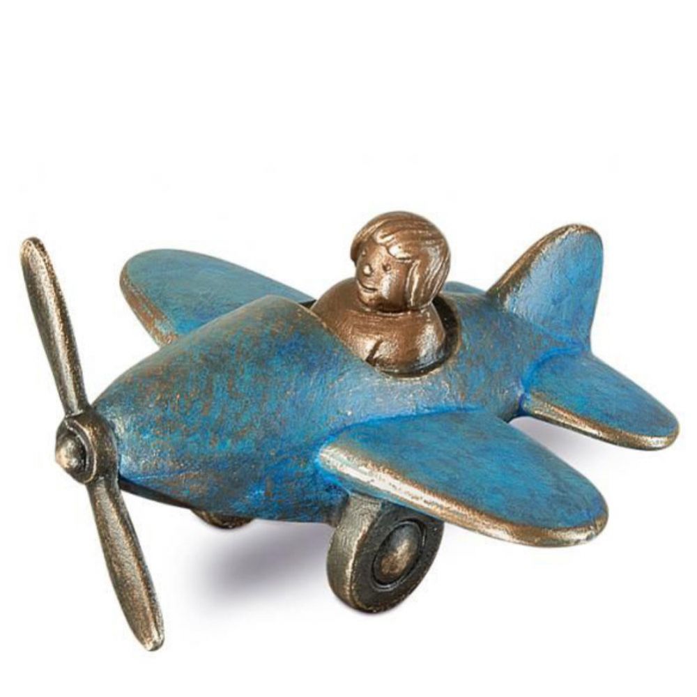 Skulptur für Kindergrab »Flugzeug« Skulptur für Kindergrab »Flugzeug«