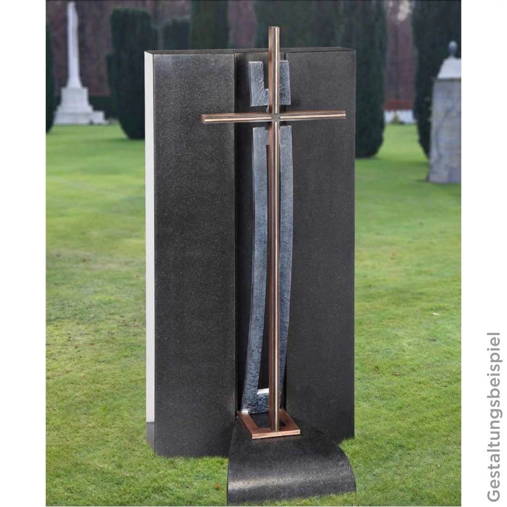 Bronzeskulptur »Freistehendes Kreuz Arcus«