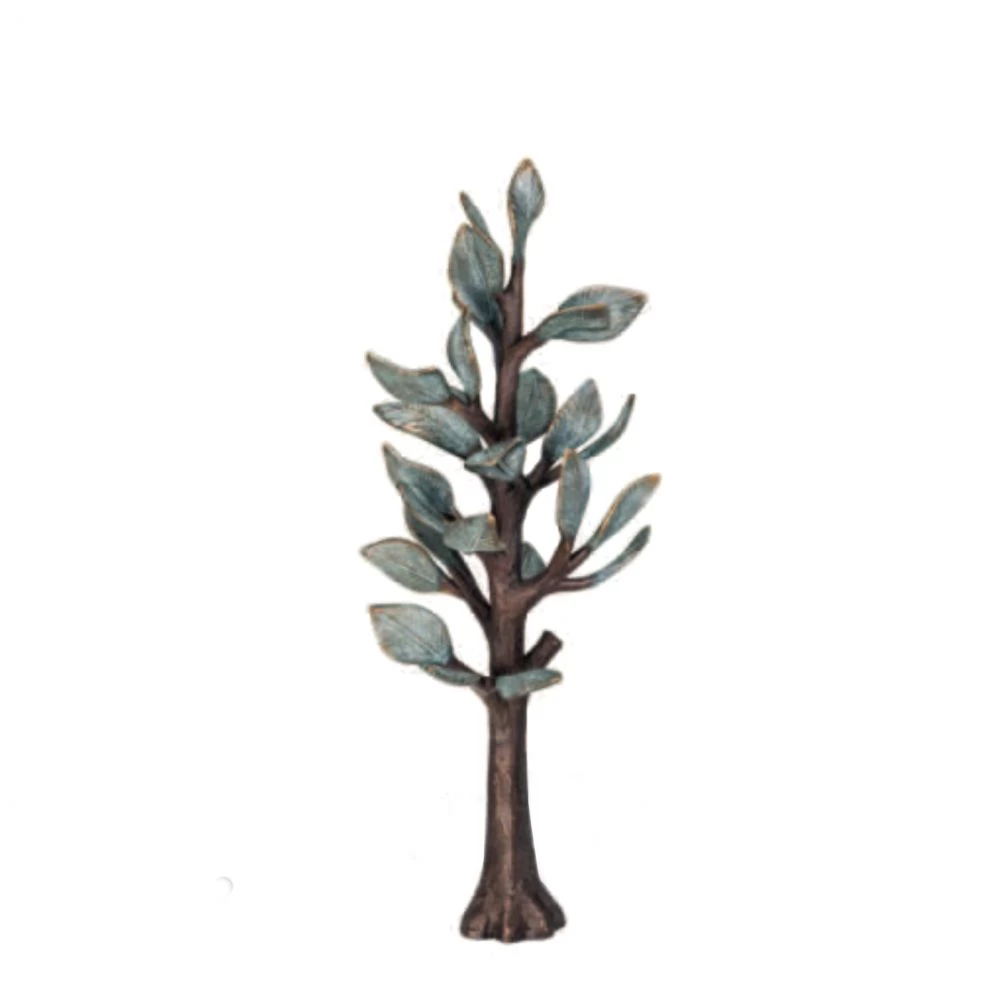Bronzeskulptur »Kleiner Lebensbaum, schmal«, Kunstgiesserei Strassacker, 38 x ø 15 cm Bronzeskulptur »Kleiner Lebensbaum, schmal«, Kunstgiesserei Strassacker, 38 x ø 15 cm