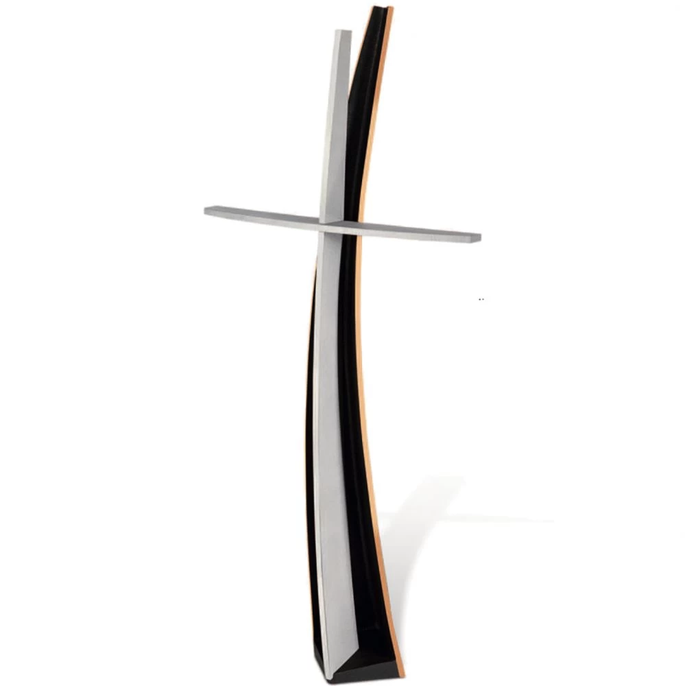Design Grabkreuz »Elysium« Bronze und Edelstahl, 60 cm hoch Design Grabkreuz »Elysium« Bronze und Edelstahl, 60 cm hoch