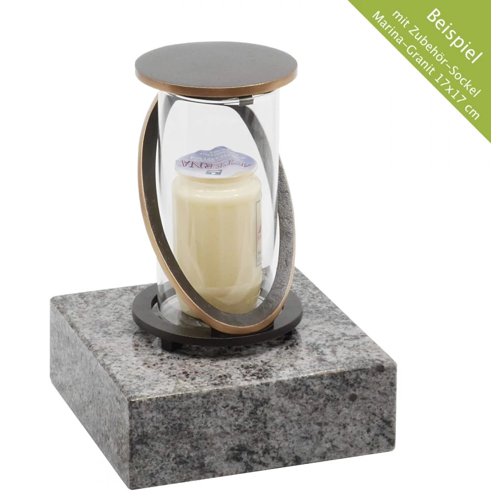 Design Grablaterne »Elypso« Bronze Design Grablaterne »Elypso« Bronze